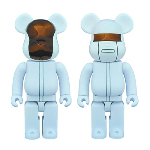 Daft Punk White Suits Version 400% Bearbrick 2-Pack